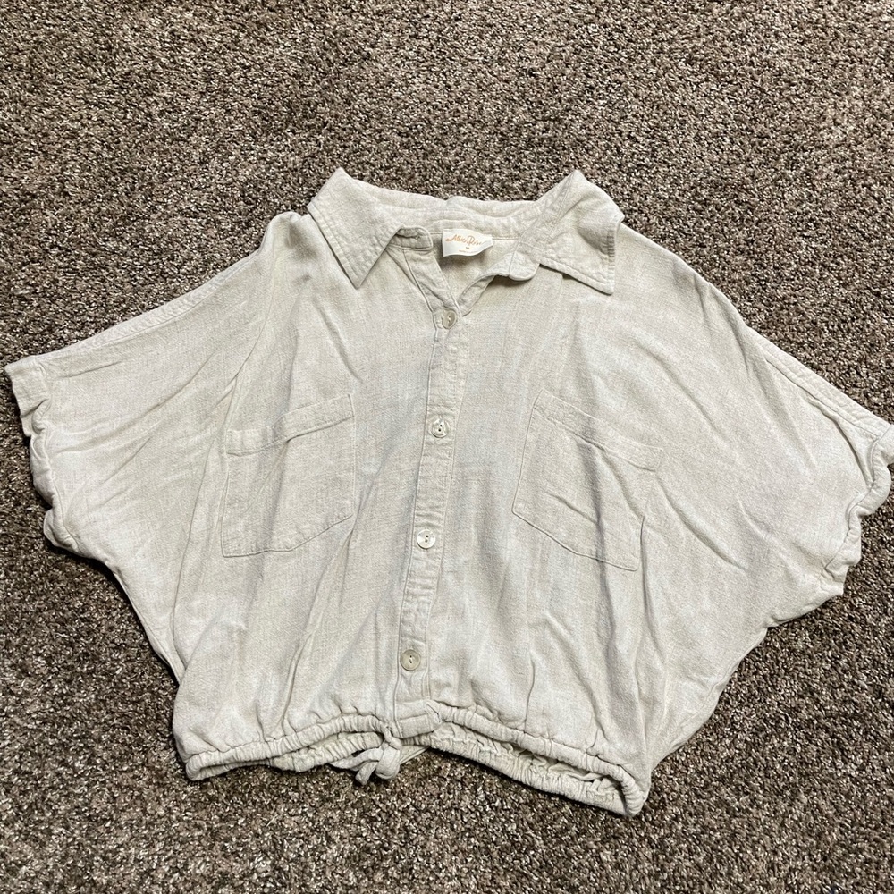Allie Rose linen blouse